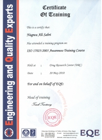 ISO 17025-2005 Awareness Training Course